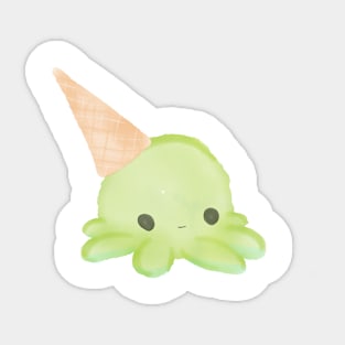 Octo Cream Sticker